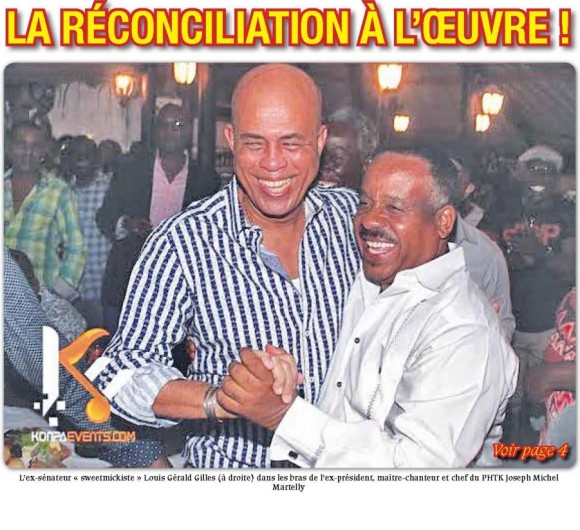 rencontre aristide et martelly